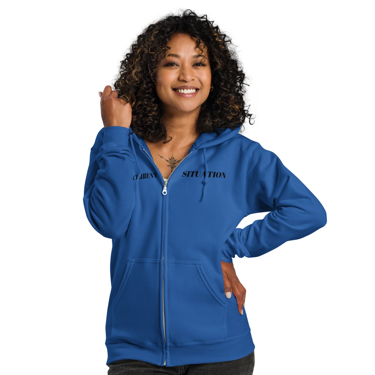 Women heavy blend zip hoodie