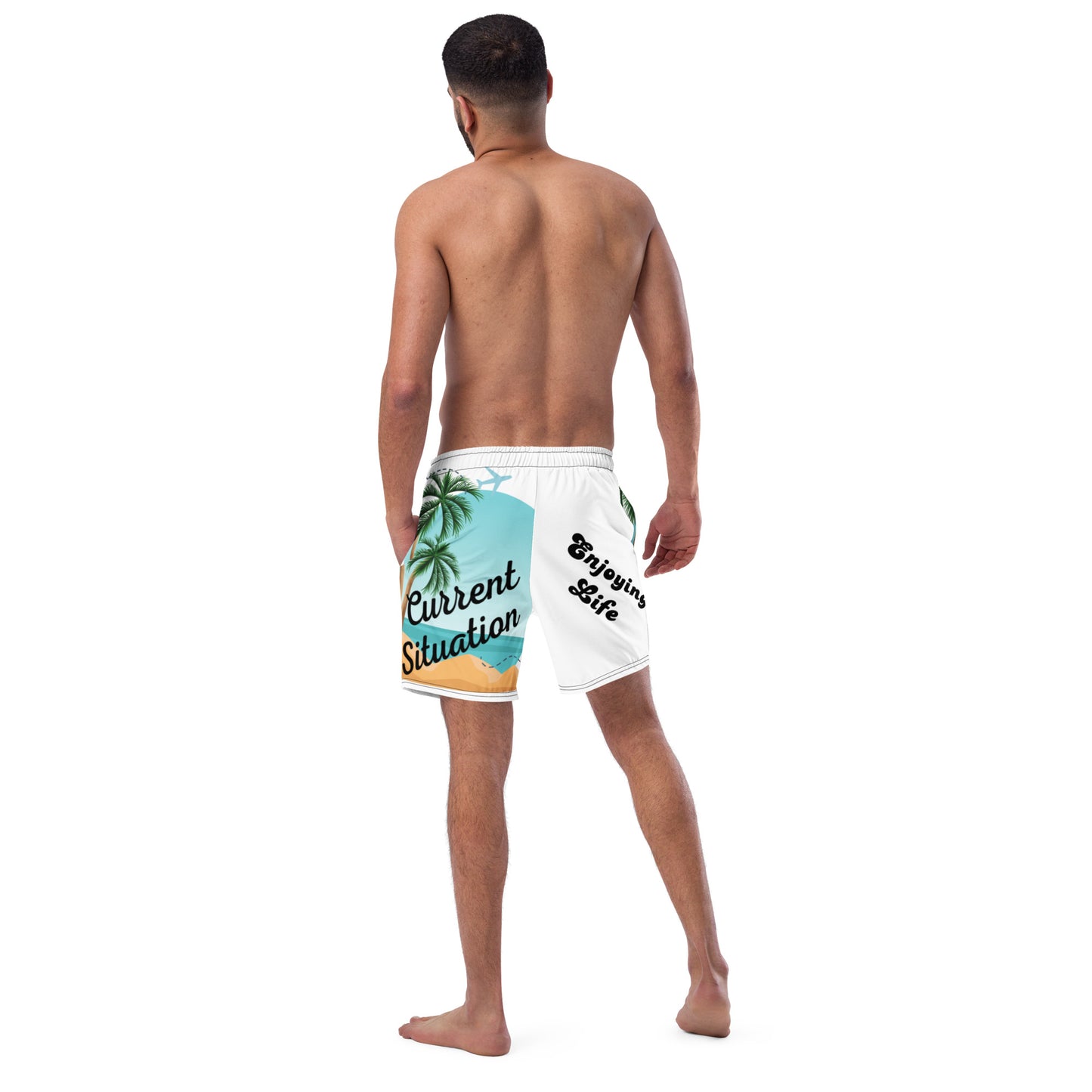Men's Swim Trunks "Enjoying Life"