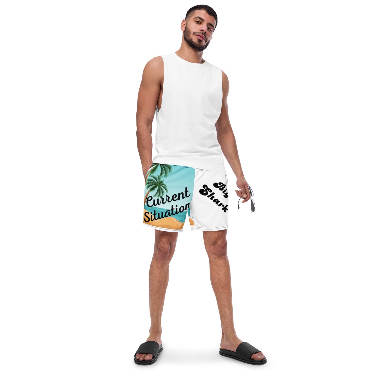 Men's Swim Trunks "Big Shark"