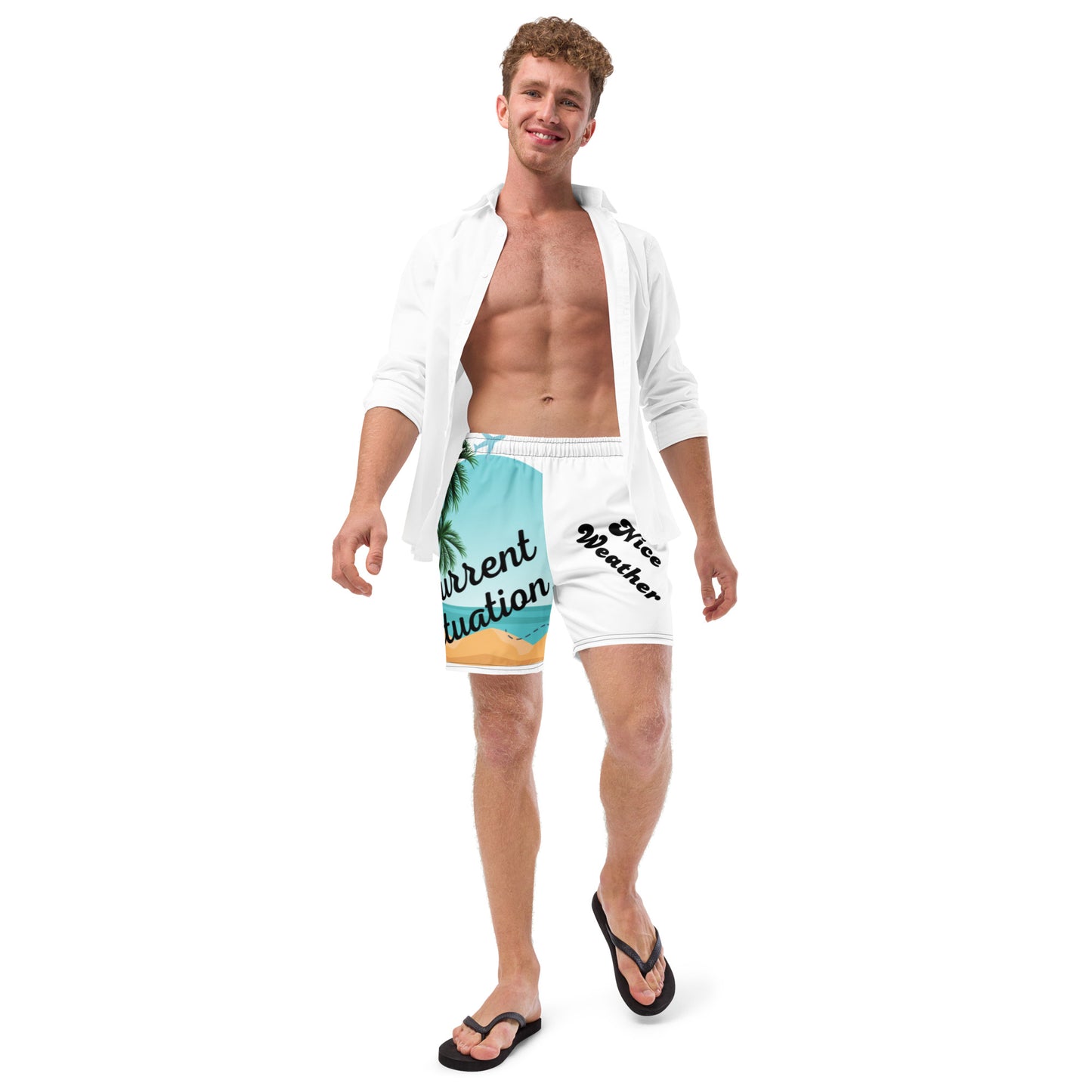 Men's Swim Trunks "Nice Weather"
