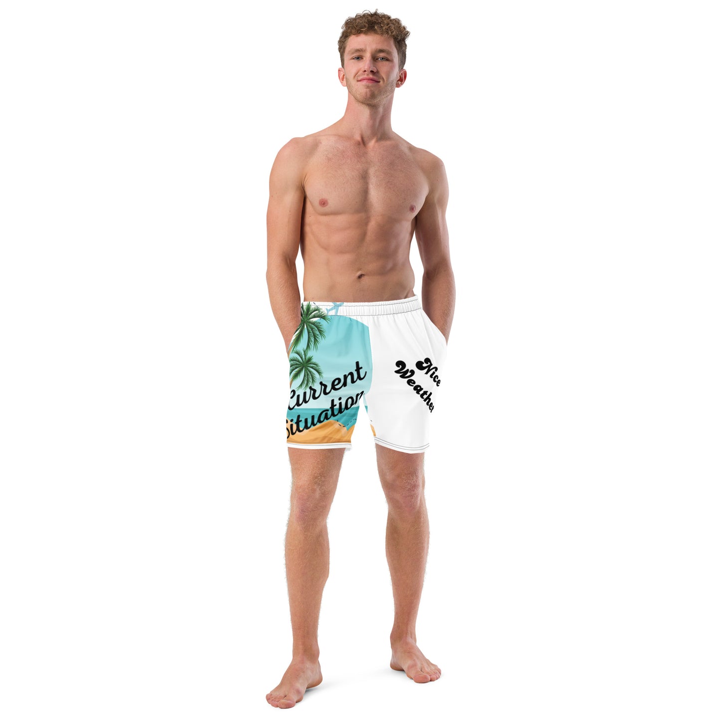 Men's Swim Trunks "Nice Weather"