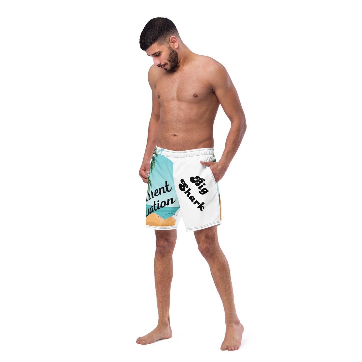 Men's Swim Trunks "Big Shark"