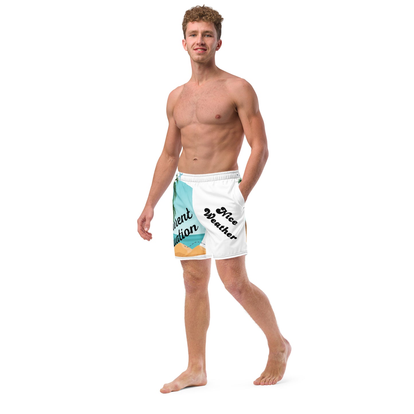 Men's Swim Trunks "Nice Weather"